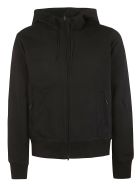 Y-3 Rear Logo Zipped Hoodie Y-3 Rear Logo Zipped Hoodie - Black