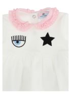 Chiara Ferragni Coordinated Eyestar Onesie Chiara Ferragni Coordinated Eyestar Onesie - White