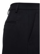RED Valentino Black Wool Blend Shorts RED Valentino Black Wool Blend Shorts - Black