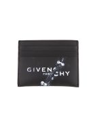 Givenchy Woman Trompe L'oeil Card Holder In Black Leather Givenchy Woman Trompe L'oeil Card Holder In Black Leather - Nero
