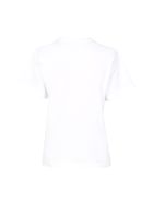 Alaia Jersey De Coton - Tee-shirt Mc Alaia Jersey De Coton - Tee-shirt Mc - Blanc Noir