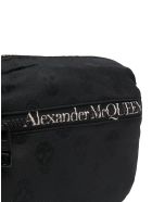 Alexander McQueen Man Black Biker Skull Urban Waist Bag Alexander McQueen Man Black Biker Skull Urban Waist Bag - Nero