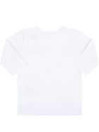 Givenchy White T-shirt For Baby Kids With Logo Givenchy White T-shirt For Baby Kids With Logo - White