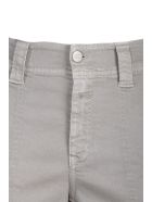 Cotton Jeans. High Waist Closed Cotton Jeans. High Waist - Beige