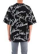 Oversize All-over Logo T-shirt Dolce & Gabbana Oversize All-over Logo T-shirt