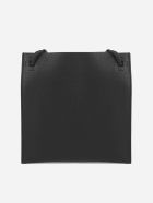 Valentino Garavani Shoulder Bag In Textured Leather Valentino Garavani Shoulder Bag In Textured Leather - Black