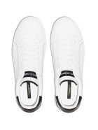 Dolce & Gabbana White And Black Portofino Leather Sneakers Dolce & Gabbana White And Black Portofino Leather Sneakers - White