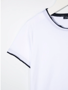 Contrast-trim T-shirt Il Gufo Contrast-trim T-shirt - Bianco
