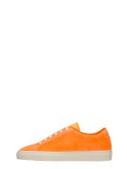 Common Projects Achille Fluo Sneakers In Orange Suede Common Projects Achille Fluo Sneakers In Orange Suede - orange