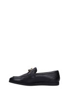 Loafers In Black Leather Givenchy Loafers In Black Leather - Nero