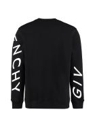 Givenchy Logo Detail Cotton Sweatshirt Givenchy Logo Detail Cotton Sweatshirt - Nero e Bianco