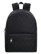 Alexander McQueen Skull Motif Canvas Backpack Alexander McQueen Skull Motif Canvas Backpack - Nero