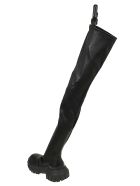 Rick Owens Leather Boots Rick Owens Leather Boots - Black