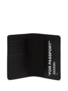 Off-White Black Leather Card Holder With Print Off-White Black Leather Card Holder With Print - Black