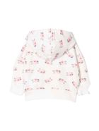 Monnalisa Newborn Floral Sweatshirt Monnalisa Newborn Floral Sweatshirt - Rosa