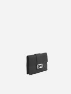 Fendi Flat Baguette Black Leather Bag Fendi Flat Baguette Black Leather Bag - Black