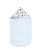 Moschino Light Blue Sleeping Bag For Baby Boy With Logo Moschino Light Blue Sleeping Bag For Baby Boy With Logo - Light Blue