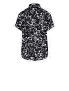 Saint Laurent Shirt Saint Laurent Shirt - Floral Black White