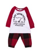 Dsquared2 Two-tone Baby Pajamas Dsquared2 Two-tone Baby Pajamas - Rosso