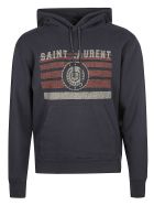 Logo Hoodie Saint Laurent Logo Hoodie - Brick Grey