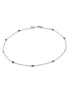 Lo Spazio Blue Sapphire and Diamond Necklace Lo Spazio Jewelry Lo Spazio Blue Sapphire and Diamond Necklace - Blue