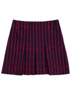 Gucci Cotton Skirt With Stars And Hearts Gg Gucci Cotton Skirt With Stars And Hearts Gg - Blu