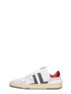Lanvin Clay Sneakers In White Suede And Leather Lanvin Clay Sneakers In White Suede And Leather - white
