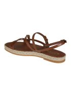 Tod's Raffia Sole Sandals Tod's Raffia Sole Sandals - Cuoio