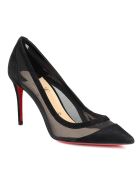 Christian Louboutin Black Suede Galativi 85 Pumps Christian Louboutin Black Suede Galativi 85 Pumps - BLACK