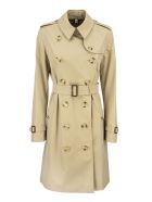 Burberry Kensington 2 - The Mid-length Kensington Trench Coat Burberry Kensington 2 - The Mid-length Kensington Trench Coat - Honey