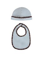 Fendi Light Blue Set With Double Ff For Baby Boy Fendi Light Blue Set With Double Ff For Baby Boy - Light Blue