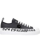 Dolce & Gabbana Leather Sneakers Dolce & Gabbana Leather Sneakers - black