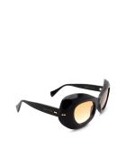 Gucci GG0990S Sunglasses Gucci GG0990S Sunglasses - Black Black Orange