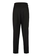 Maison Kitsuné Virgin Wool Blend Trousers Maison Kitsuné Virgin Wool Blend Trousers - black