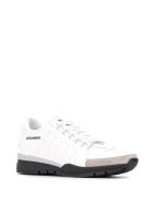 Man White 251 Sneakers With Suede Toe Dsquared2 Man White 251 Sneakers With Suede Toe