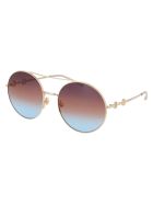 Gg0878s Sunglasses Gucci Gg0878s Sunglasses - 004 GOLD GOLD BROWN