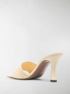 Neous Leather Sharm Mules Neous Leather Sharm Mules - White