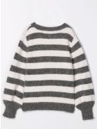Douuod Striped Sweater Douuod Striped Sweater - Anthracite