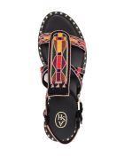 Woman Black Peaceful Sandal Ash Woman Black Peaceful Sandal - Multi/black