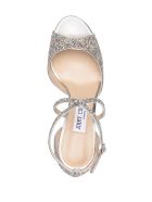 Emsy Glitter Sandals Jimmy Choo Emsy Glitter Sandals - Argento