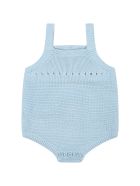 Stella McCartney Kids Light Bleu Body For Baby Boy With Dog Stella McCartney Kids Light Bleu Body For Baby Boy With Dog - Light Blue