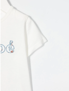 Logo-embroidered T-shirt Chloé Logo-embroidered T-shirt - Bianco sporco