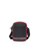 Alexander Mcqueen Mini Messenger Logo Bag Alexander McQueen Mini Messenger Logo Bag - Black