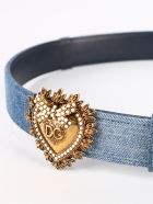 Dolce & Gabbana Devotion Denim Belt Dolce & Gabbana Devotion Denim Belt - Denim