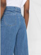 Merci Wide Jeans In Five Pockets Denim Merci Wide Jeans In Five Pockets Denim - Blu