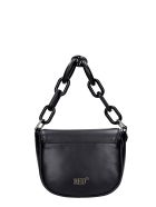 RED Valentino Shoulder Bag In Black Leather RED Valentino Shoulder Bag In Black Leather - black