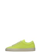 Common Projects Achille Fluo Sneakers In Yellow Suede Common Projects Achille Fluo Sneakers In Yellow Suede - yellow