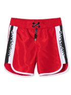 Givenchy Red Swim Shorts Givenchy Red Swim Shorts - Rosso