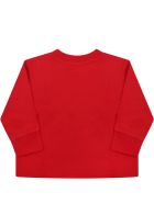 Ralph Lauren Red T-shirt For Baby Kids With Pony Logo Ralph Lauren Red T-shirt For Baby Kids With Pony Logo - Red
