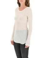 Ann Demeulemeester Karo Long-sleeved T-shirt Ann Demeulemeester Karo Long-sleeved T-shirt - CREAM (White)